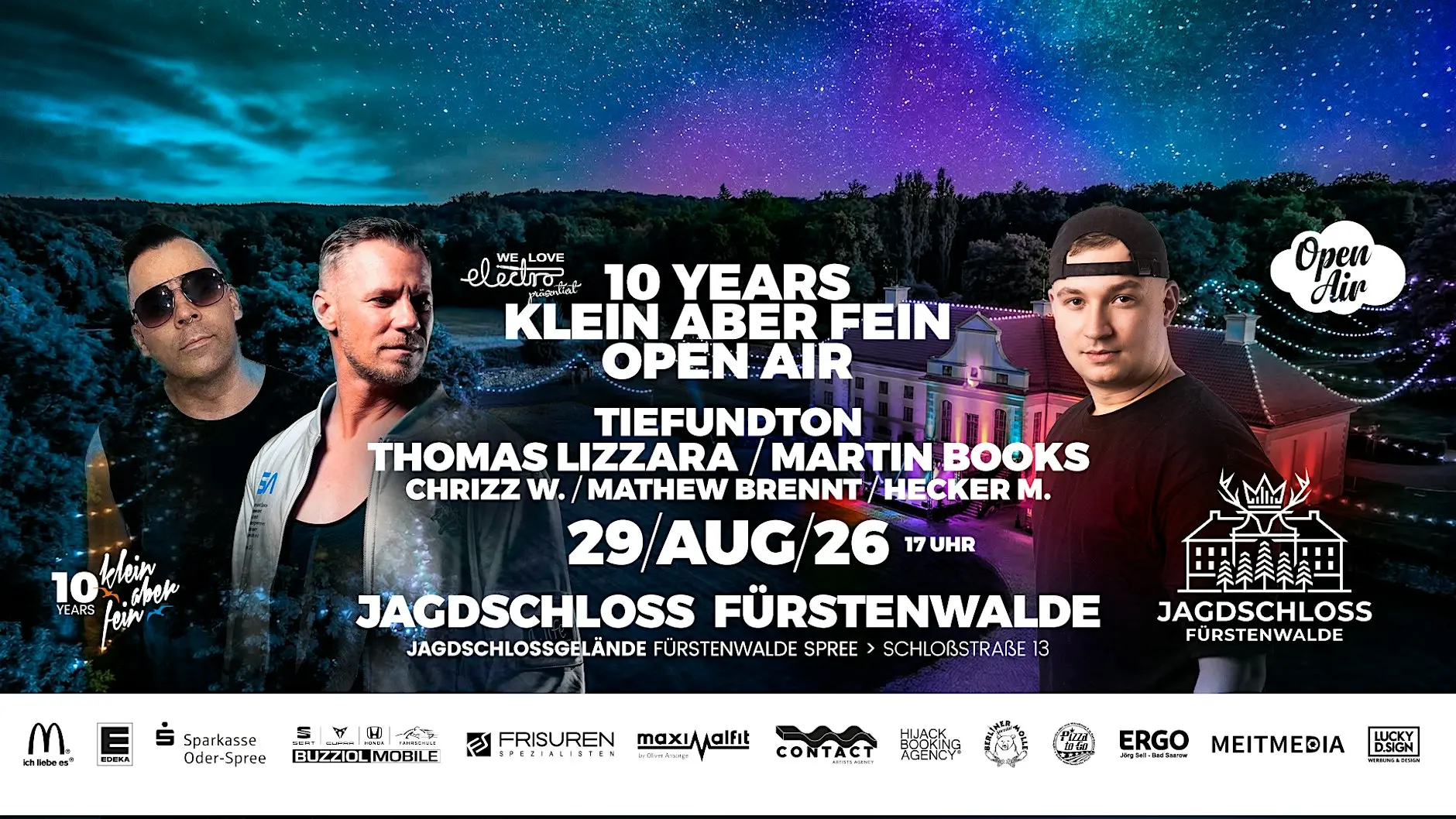 10 Jahre Klein aber Fein Open Air, Jagdschloss Fürstenwalde, Germany